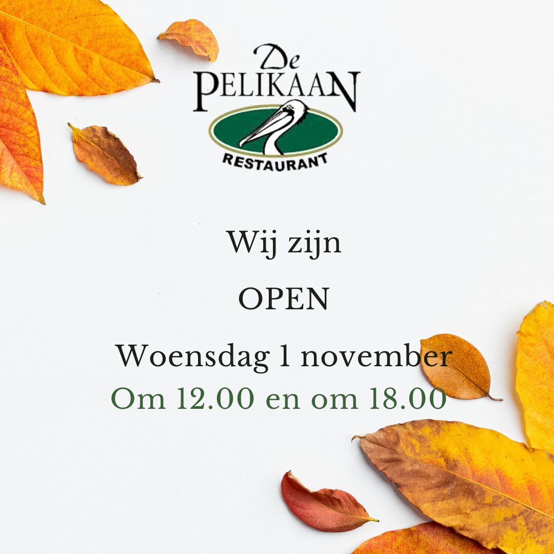 Restaurant De Pelikaan - Home